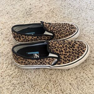 Vans Animal Print Slip-On Shoes